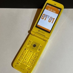 ソフトバンクガラケー 105SH 中古品(イエロー)