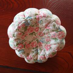 パッチワーク篭の画像