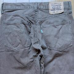90s 廃盤 LEVI’S 512 カラーデニム ブラウン(32×34)の画像