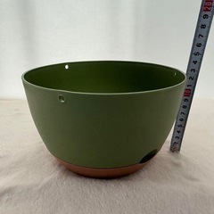 【新品未使用】2個入りハンギングプランター ハンギングバスケット 吊り鉢 屋外の屋内植物DIYの装飾に適しています (20*12.5cm, 緑)の画像