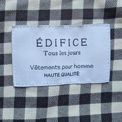 EDIFICE ボタンダウンチェックシャツの画像