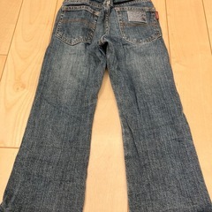 長ズボン　キッズ　100cm 110cm パンツ　ジーンズ　ボトムス　男女兼用の画像