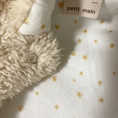 ☆petit main☆プティマイン　くま耳ジャンプスーツ　50〜70の画像