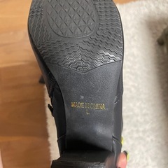 フェイクレザーハイヒールブーツの画像