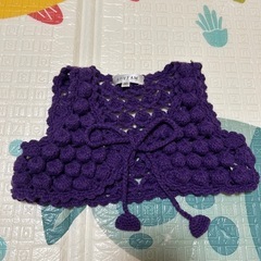 キッズ💜毛糸ベスト90size
