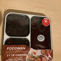 【未開封】立てて運べる薄型弁当箱　