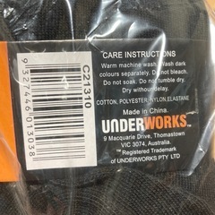 新品未使用　underworks靴下
の画像