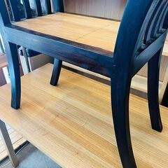 【武蔵小山店】 クラブチェア　カルティニチェア　バリ　リゾート　アジアン　チェア　イス　椅子　ベンチ　スツール　フットレストチーク　バンブー　の画像