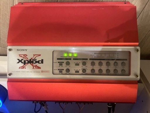 SONY 4チャンネルアンプ　XM-604EQX