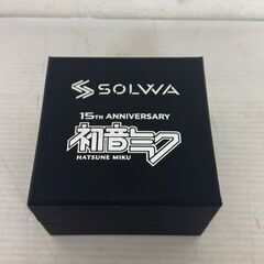 【未使用】SEIKO × 初音ミク 15th anniversary ウォッチ SOLWA 限定 腕時計 セイコーウォッチ コラボ レア Y0667の画像
