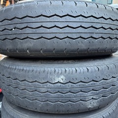 ハイエースバン 純正タイヤホイール4本セットの画像