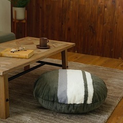 新品　未使用　ラウンドクッション イルミ/IRUMI （直径 約60cm）の画像