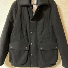 ウールブレンドキルティングジャケット
