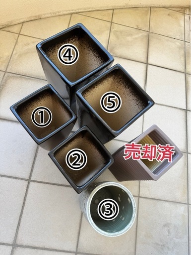 植木鉢　鉢カバー　新品未使用　長期保管