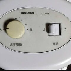 ナショナル電気ファンヒータ　ミニサイズの画像
