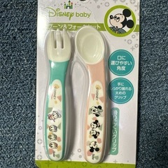 ディズニー　スプーンフォークセット