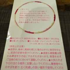 ガールズフラフープホワイトピンクの画像