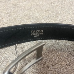 タケオキクチ  革ベルト　ビジネスの画像