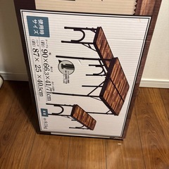 (決まりました)アウトドアテーブルとベンチセットの画像