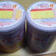 ぴゅあ 粉ミルク 大缶 二缶セットの画像