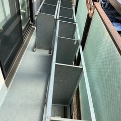 【お譲り者決定中】IKEA スチールシェルフ　7個(いくつでも可)の画像