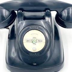 【激レア/インテリア】SANYO PHONE 黒電話 現状品の画像