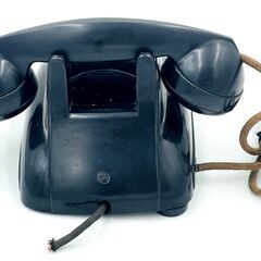 【激レア/インテリア】SANYO PHONE 黒電話 現状品の画像