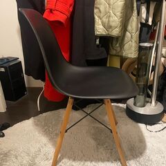 イームズシェルチェア　ダイニングチェア　黒　（ジャンク）の画像