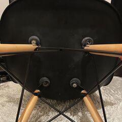 イームズシェルチェア　ダイニングチェア　黒　（ジャンク）の画像