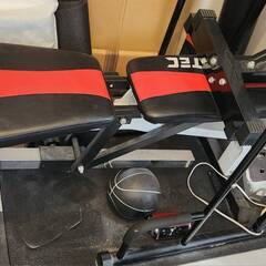 【募集中】筋トレセット　懸垂　ベンチ　バーベルスタンドの画像