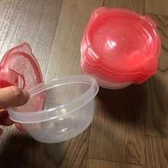 ジップロックのタッパー2人用鍋の画像