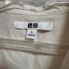 🌼美品　UNIQLO コーデュロイシャツSの画像