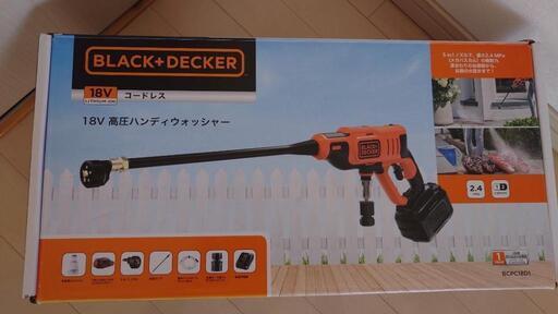 ブラックアンドデッカー BCPC18D1 充電式高圧洗浄機