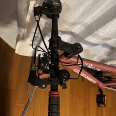 自転車　前輪無しの画像