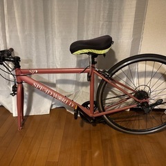 自転車　前輪無し