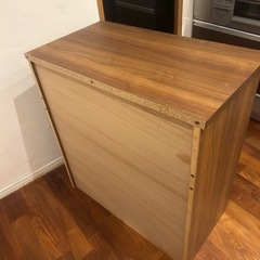 オープンカウンター収納の画像