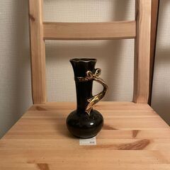 花瓶　昭和レトロ　リボン