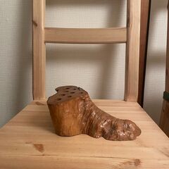 切り株　オブジェ　ペン立てなどにの画像