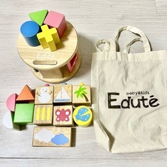 近日処分【美品】型はめパズル＆積み木