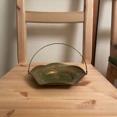 アメリカ製　真鍮　トレイ　アンティーク　ビンテージ