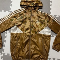 adidas 迷彩柄 ナイロンジャケット UK L