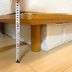 無印良品 セミダブルベット一式(フレーム、マットレス、布団、カバー)の画像