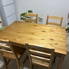 IKEA ダイニングテーブル＋椅子　ダイニングテーブルセット　