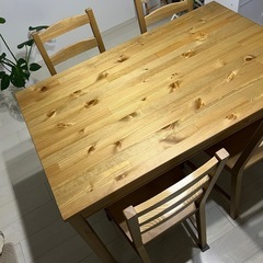 IKEA ダイニングテーブル＋椅子 ダイニングテーブルセット