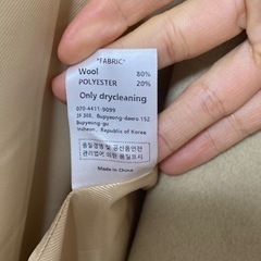 【新品】ハンドメイド　コートの画像