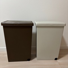 キャスター付ゴミ箱2個セットの画像