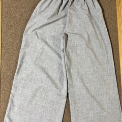 最終値下げ‼️GU ウエストリボン　ワイドパンツ Sサイズ💕の画像