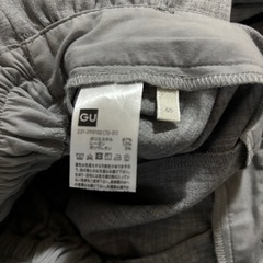 最終値下げ‼️GU ウエストリボン　ワイドパンツ Sサイズ💕の画像