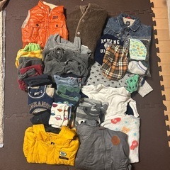 80cm 男の子　冬物まとめ売り