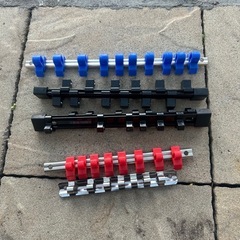 ソケットホルダー　5つセット　1/2×2 3/8×3の画像